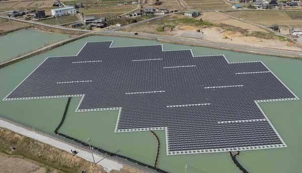 Nhà máy Điện mặt trời ở hồ Nishihira của Nhật Bản