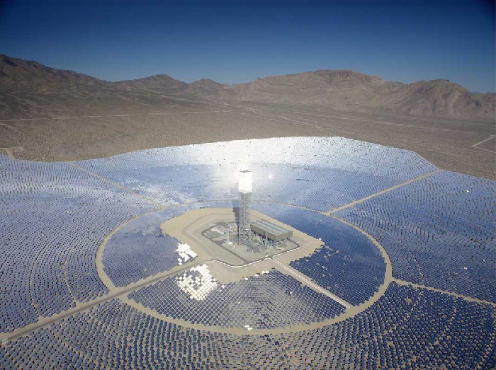 Nhà máy điện mặt trời  Ivanpah của  Mỹ 