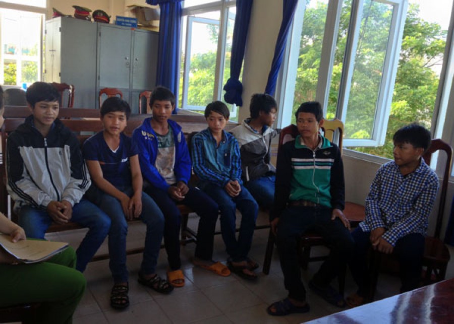 Quảng Nam: Giải cứu 7 trẻ em bị dụ dỗ đi lao động nặng