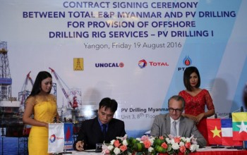PV Drilling ký hợp đồng cung cấp giàn khoan tại Myanmar