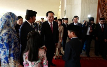 Hoạt động của Chủ tịch nước Trần Đại Quang tại Brunei