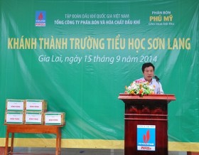 PVFCCo khánh thành trường tiểu học Sơn Lang, tỉnh Gia Lai