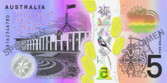 Australia lưu thông tiền giấy cho người khiếm thị