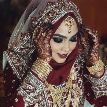 [Chùm ảnh] Vẻ đẹp của cô dâu Hồi giáo
