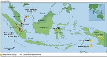 ConocoPhillips đề nghị gia hạn quyền điều hành tại lô Corridor, Indonesia
