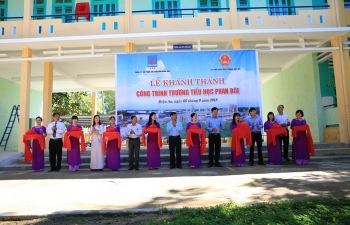 Khánh thành trường tiểu học Phan Bôi do BSR tài trợ