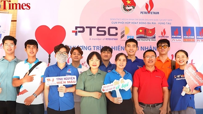 [PetroTimesMedia]Đoàn Thanh niên Cụm Hoạt động Dầu khí Bà Rịa - Vũng Tàu tổ chức ngày hội hiến máu năm 2022