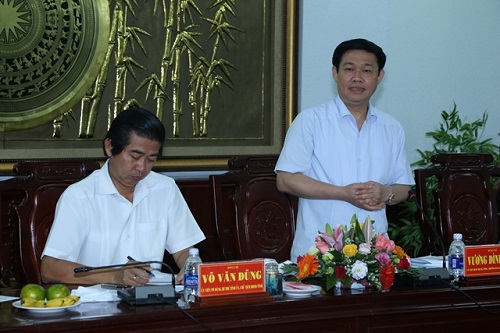 Trưởng Ban Kinh tế Trung ương làm việc tại 5 tỉnh đồng bằng Sông Cửu Long