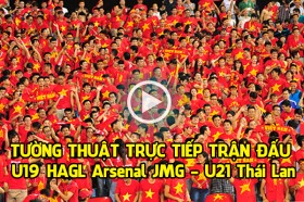Link xem trực tiếp trận chung kết U19 HAGL Arsenal JMG - U21 Thái Lan