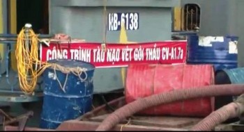 Nam Định: Bắt giữ 7 tàu khai thác cát trái phép