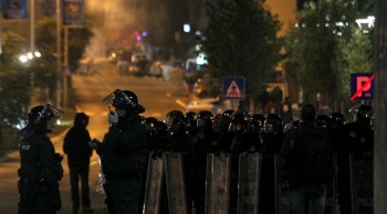 Biểu tình ở  thủ đô Montenegro, 40 người bị thương