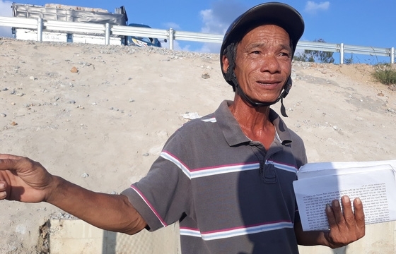 Lão nông 4 năm kiên trì tố nhà thầu cao tốc Đà Nẵng - Quảng Ngãi thi công gian dối