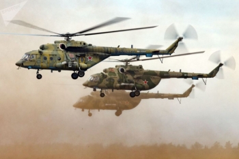 Dàn trực thăng quân sự “khủng” của Nga