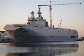 [VIDEO] Cận cảnh tàu chiến Pháp hoãn chuyển cho Nga