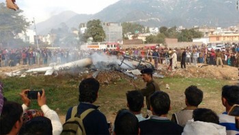 Rơi trực thăng tại Kashmir, 7 người thiệt mạng