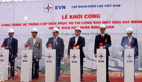 Phát lệnh khởi công hệ thống điện phục vụ Dự án điện hạt nhân Ninh Thuận