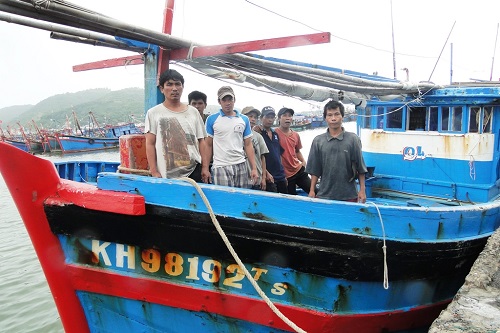 Khánh Hòa: Tàu cá bị cướp trở về bờ
