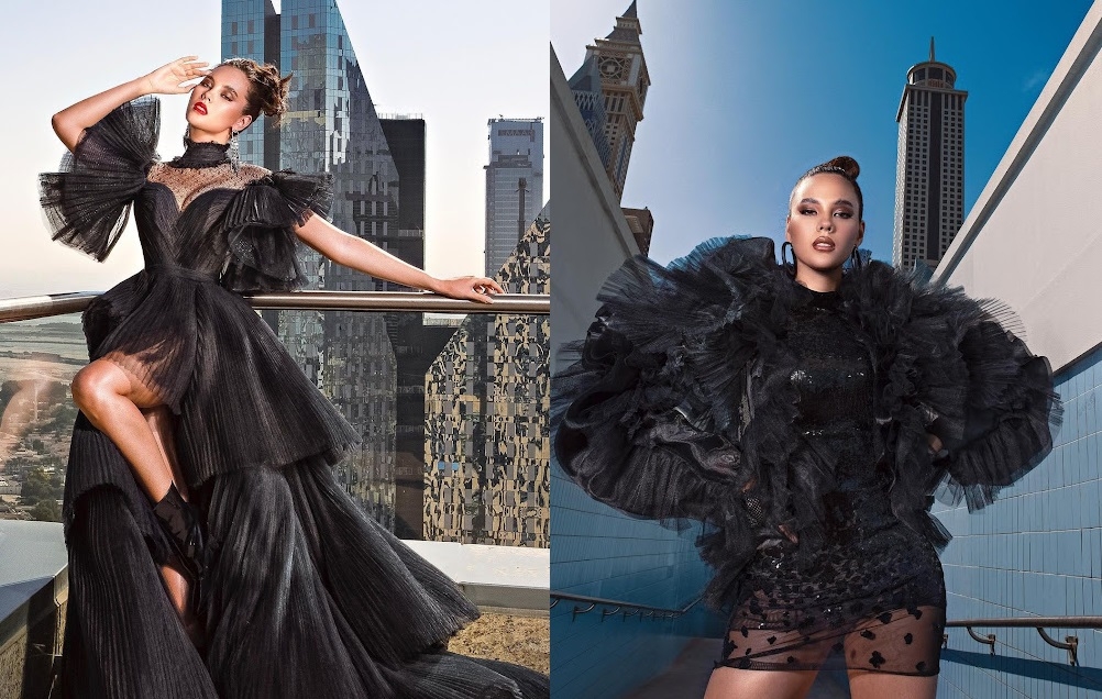 Miss Universe 2018 Catriona Gray thả dáng quyến rũ trong bộ sưu tập Michael Cinco Couture 2022 ở Dubai