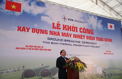 EVN khởi công nhà máy chính - Dự án Nhiệt điện Thái Bình