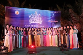 Đêm Gala Áo dài - Vòng chung kết Hoa hậu Đại dương 2014