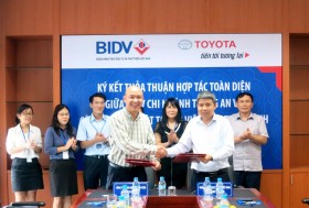 BIDV Tràng An và TOYOTA Mỹ Đình ký kết Thỏa thuận hợp tác toàn diện