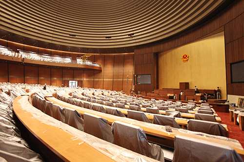 Nhà Quốc hội trước giờ 