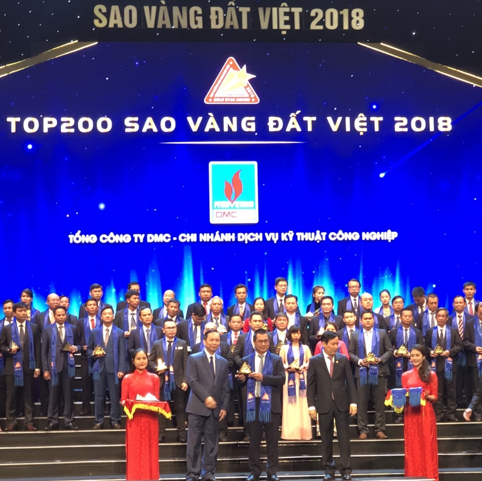 dmc its vinh du don nhan giai thuong sao vang dat viet nam 2018