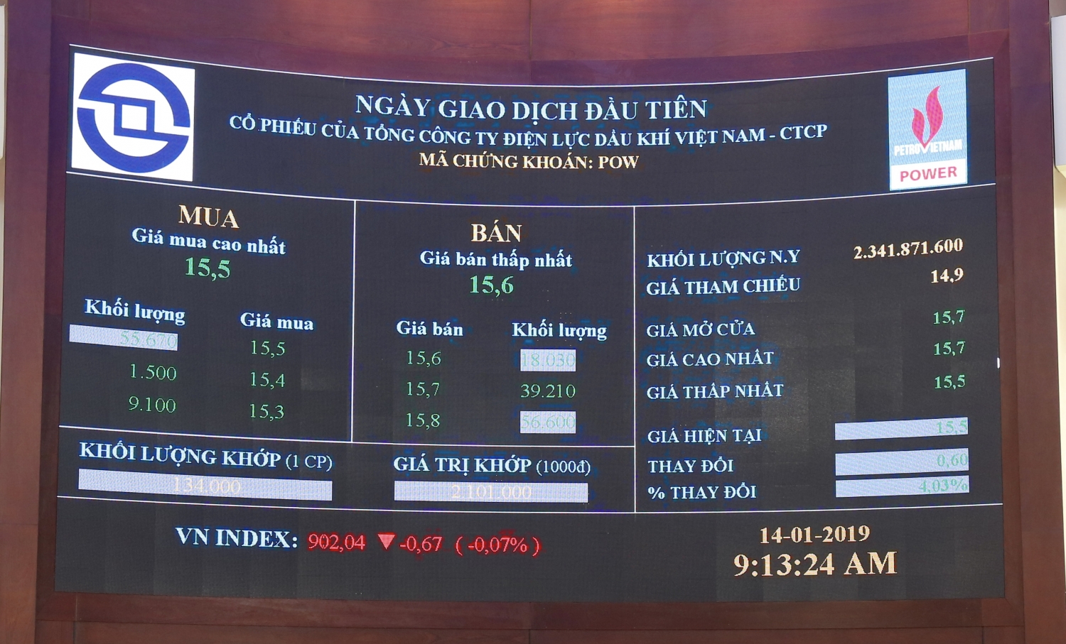 co phieu pow chinh thuc chao san hose