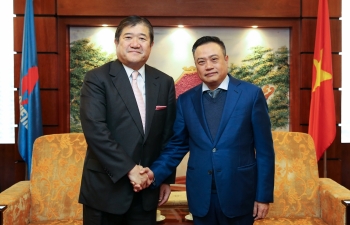 Lãnh đạo Petrovietnam tiếp Tổng giám đốc điều hành Công ty Mitsui (Nhật Bản)