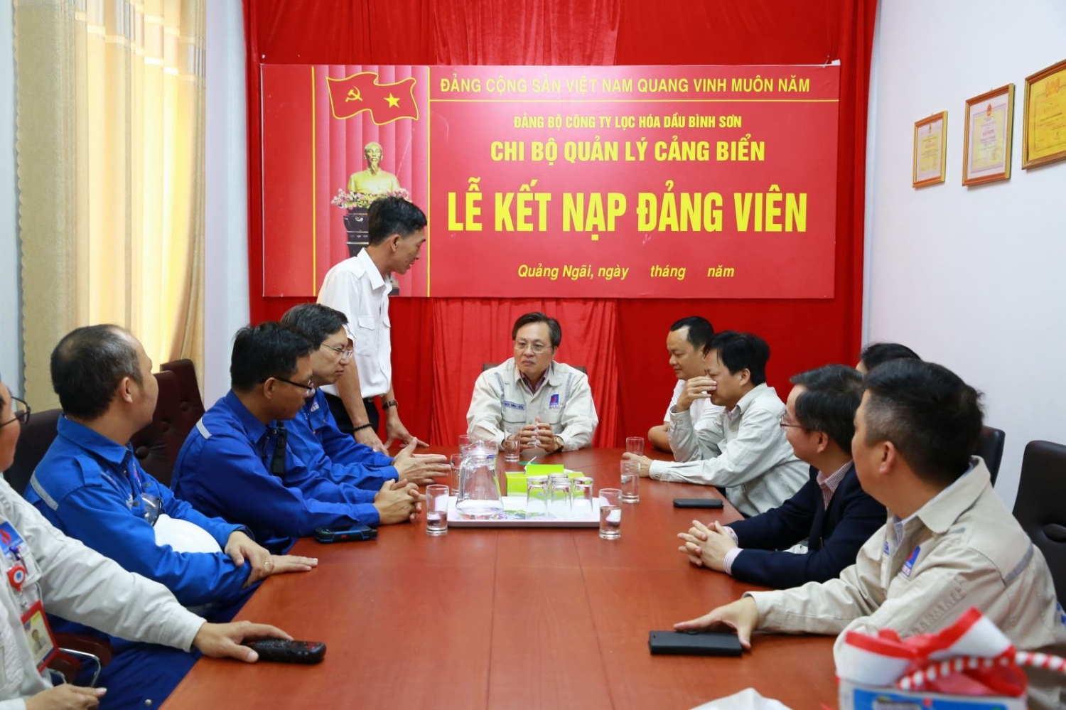 ban lanh dao bsr kiem tra cong tac van hanh san xuat va chuc tet nguoi lao dong