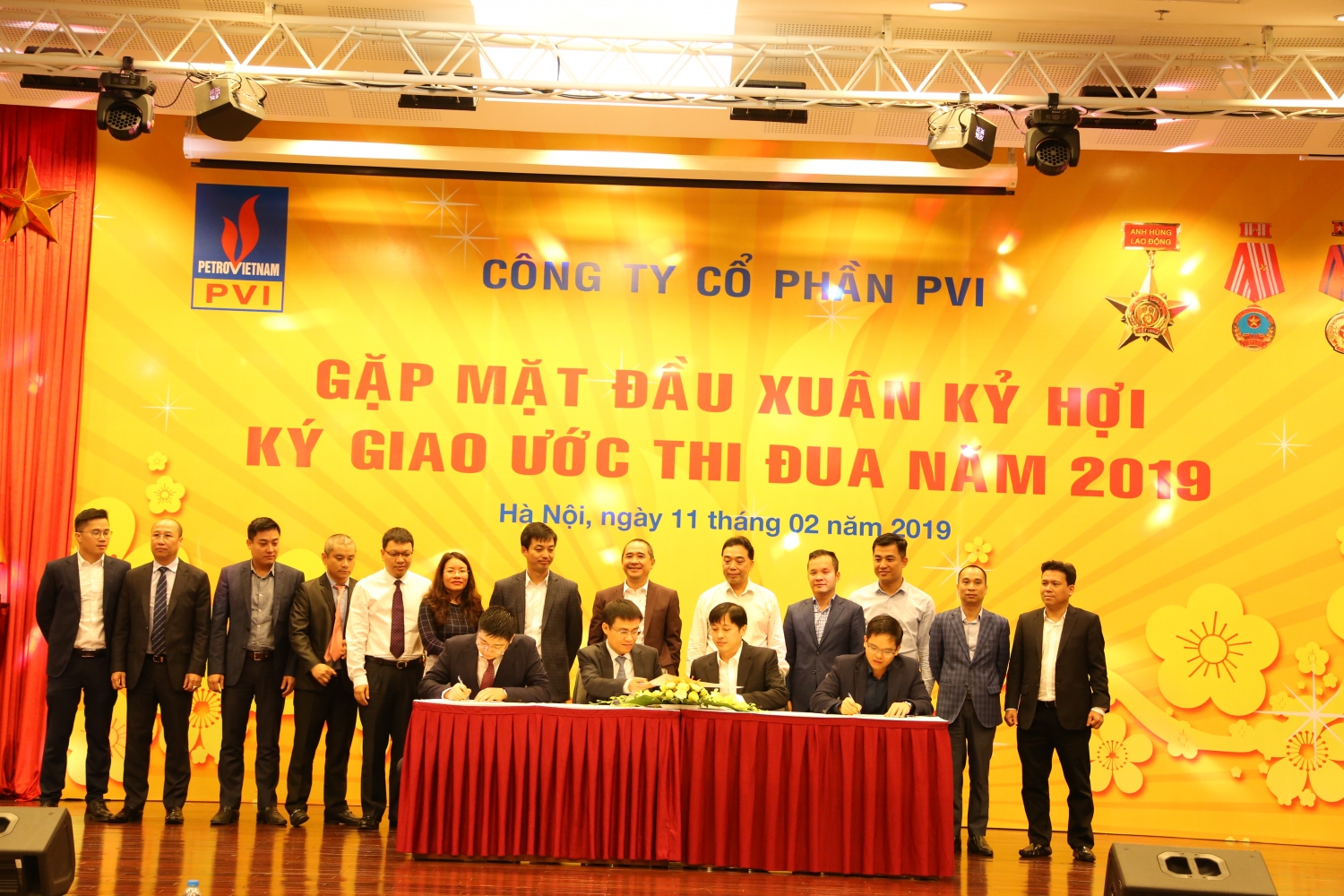 PVI tổ chức gặp mặt đầu xuân và ký Giao ước thi đua năm 2019
