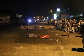 Bình Dương: Nam thanh niên tử vong sau khi đâm vào rào chắn công trình giữa đường