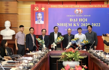 Đại hội Chi bộ Ban Tìm kiếm Thăm dò Dầu khí nhiệm kỳ 2020 - 2022