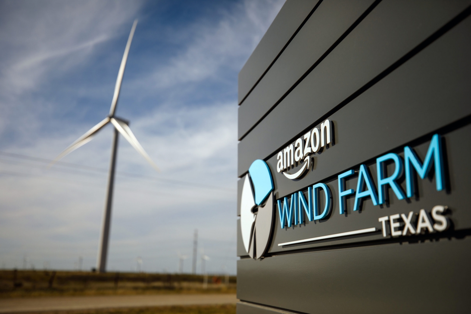 Trang trại điện gió của Amazon tại Texas