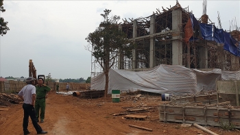 Sập công trình Trung tâm dịch vụ việc làm tại Đắk Lắk