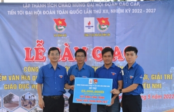 Đoàn Thanh niên BSR tài trợ công trình “Công viên Thanh niên 26/3” cho xã Bình Hải, huyện Bình Sơn, tỉnh Quảng Ngãi