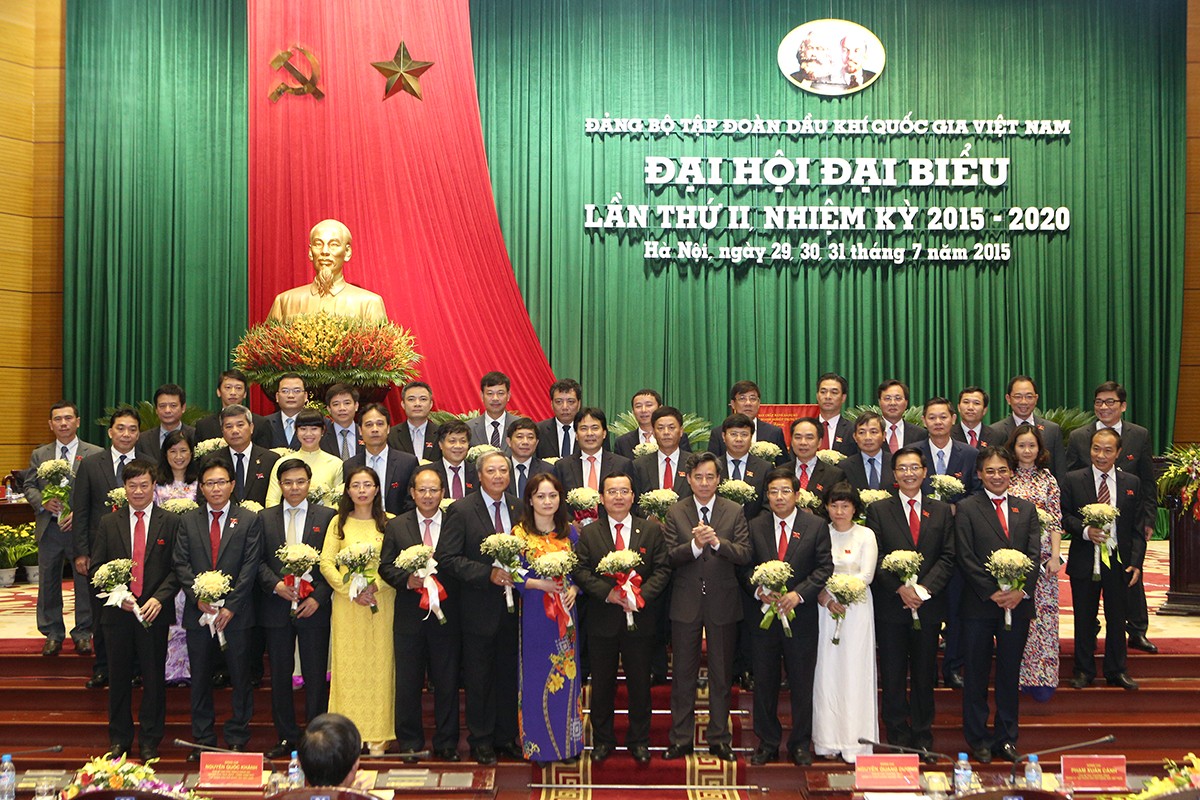 Bế mạc Đại hội Đảng bộ Tập đoàn Dầu khí Quốc gia Việt Nam lần thứ II