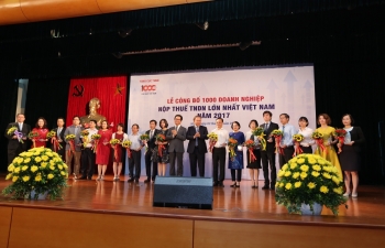 Công bố 1.000 doanh nghiệp nộp thuế TNDN lớn nhất Việt Nam 2017