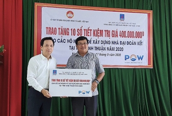 PV Power trao hỗ trợ cho các hộ nghèo tại tỉnh Ninh Thuận