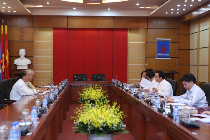 Thường trực Đảng ủy Tập đoàn làm việc với các tổ chức đoàn thể và Hội Dầu khí Việt Nam