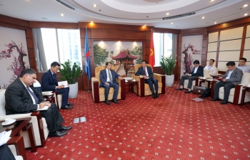 Lãnh đạo Petrovietnam tiếp Đại sứ Azerbaijan tại Việt Nam