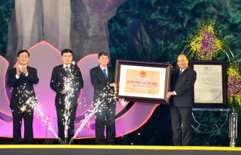 Thủ tướng dự Lễ đón nhận danh hiệu Công viên địa chất toàn cầu UNESCO Non nước Cao Bằng