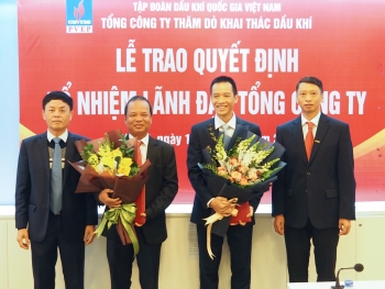 PVEP tổ chức công bố, trao quyết định bổ nhiệm 2 tân Phó Tổng giám đốc Phạm Xuân Sơn, Vũ Minh Đức