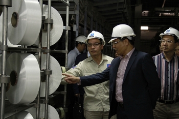Nhà máy Xơ sợi Đình Vũ vận hành trở lại 3 dây chuyền sản xuất sợi DTY