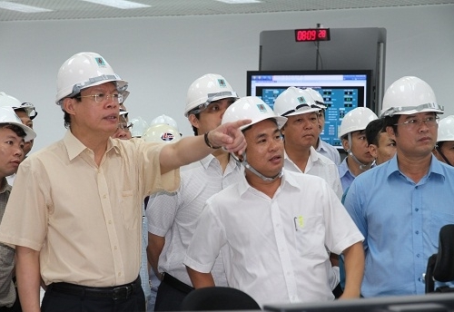 Chủ tịch HĐTV PVN Phùng Đình Thực giao ban tại Dự án Nhiệt điện Dầu khí Vũng Áng 1