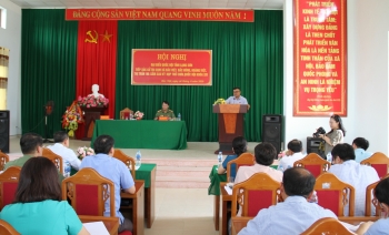 Đồng chí Trần Sỹ Thanh tiếp xúc cử tri tại huyện Văn Lãng, Lạng Sơn