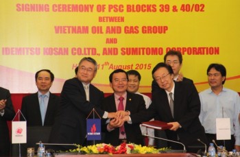 PVN ký hợp đồng phân chia sản phẩm dầu khí Lô 39&40/2