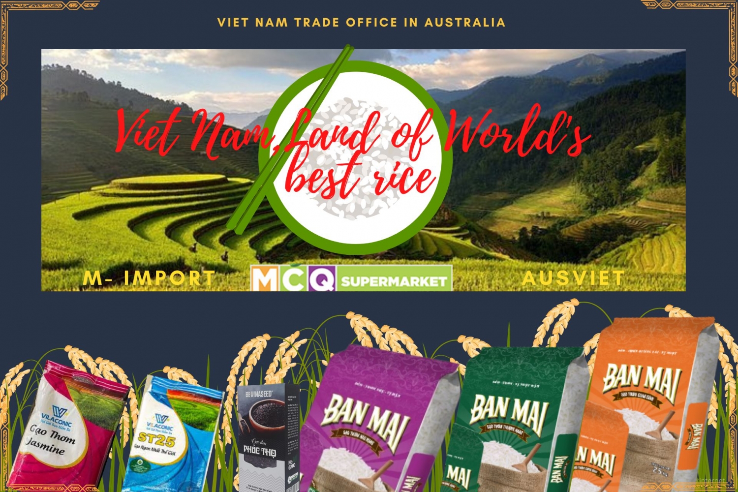 Hơn 10.000 người Úc được mời dùng thử gạo Việt