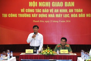 Nâng cao cấp độ an ninh dự án LHLHD Nghi Sơn