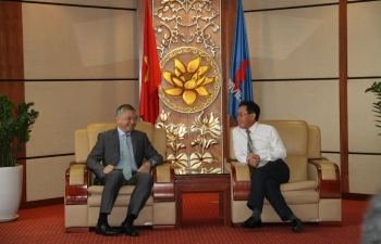 Tổng giám đốc PVN Nguyễn Vũ Trường Sơn gặp mặt Tổng thư ký ASCOPE